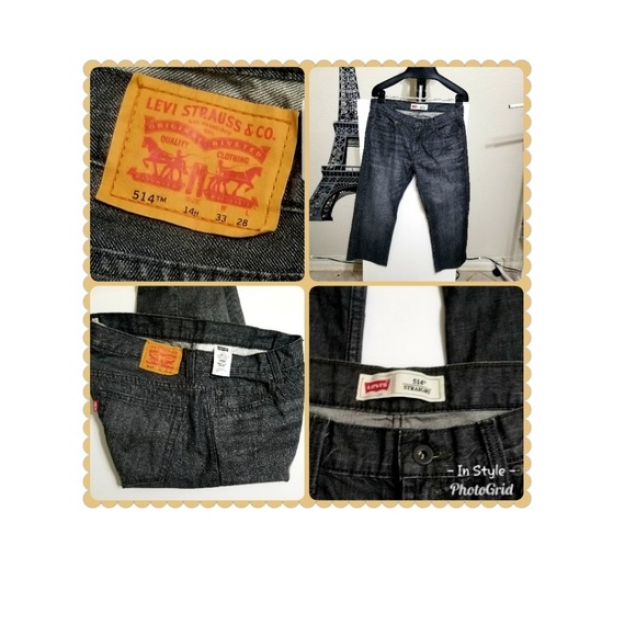 Levi's Denim - Vintage 514 Levi Strauss size 14 Capri Jean's